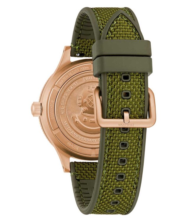 Bulova MIL-SHIPS Herrenuhr 41 mm 98A324