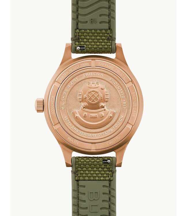 Bulova MIL-SHIPS Herrenuhr 41 mm 98A324