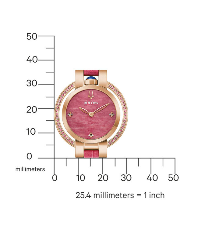 Bulova 97R103 Damenuhr Rubaiyat 30 mm