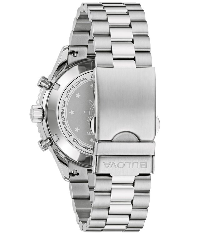 Bulova 98B451 Herrenuhr Marine Chronograph 43 mm