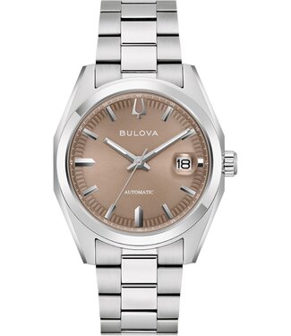 Bulova Surveyor 96B470 Herrenuhr Automatik Braun Edelstahl