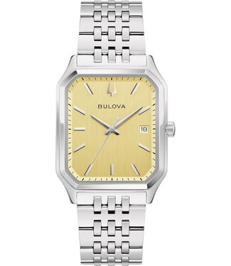 Bulova Tony 96B471 Herrenuhr Champagner Edelstahl