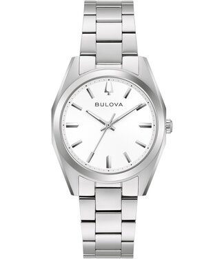 Bulova Survejor 96L347 Damenuhr Weiss Edelstahl