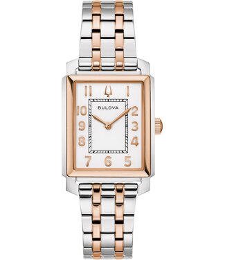 Bulova Sutton 98L328 Damenuhr Weiss Edelstahl