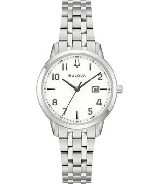 Bulova Classic 96M174 Damenuhr Silber Edelstahl