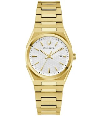 Bulova Classic 97M123 Damenuhr Silber/Weiss Edelstahl