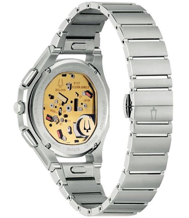 Bulova 96A339 Herrenuhr Curv Chronograph 41 mm