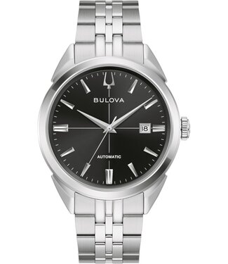 Bulova Sutton 96B492 Herrenuhr Automatik Schwarz Edelstahl