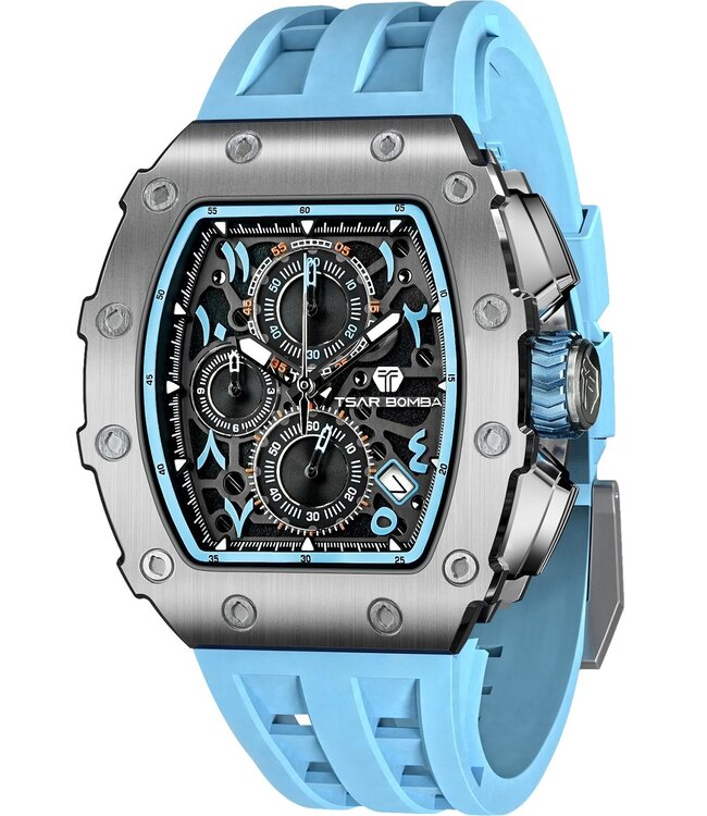 Tsar Bomba TB8204QA-05 Herrenuhr Elemental Chronograph 44 mm