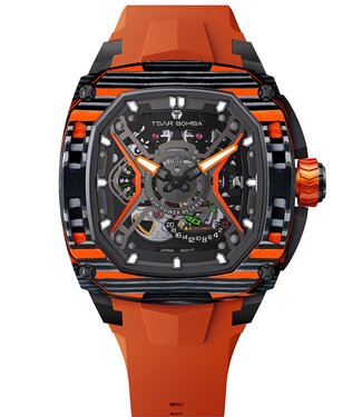 Tsar Bomba TB8605A-03 Herrenuhr Dark 46 mm