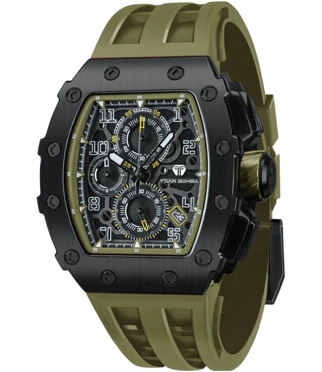 Tsar Bomba TB8204Q-38 Herrenuhr Elemental Chronograph 43 mm
