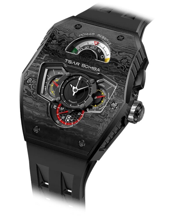 Tsar Bomba TB8229CF-01 Herrenuhr Parallax 43 mm