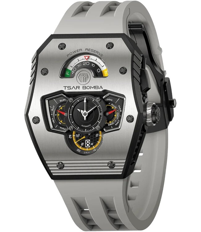 Tsar Bomba TB8229C-01 Herrenuhr Parallax 43 mm