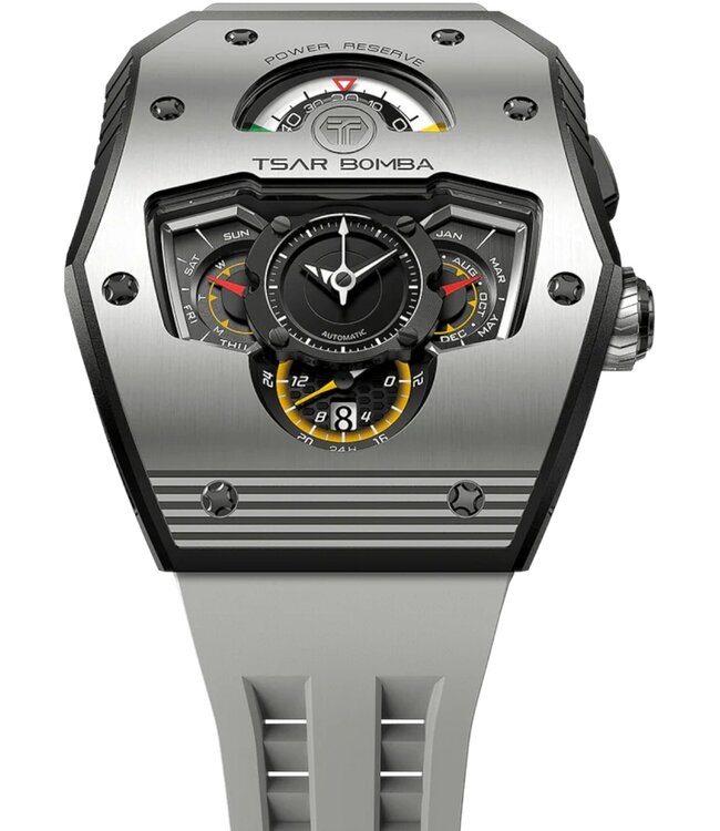 Tsar Bomba TB8229C-01 Herrenuhr Parallax 43 mm
