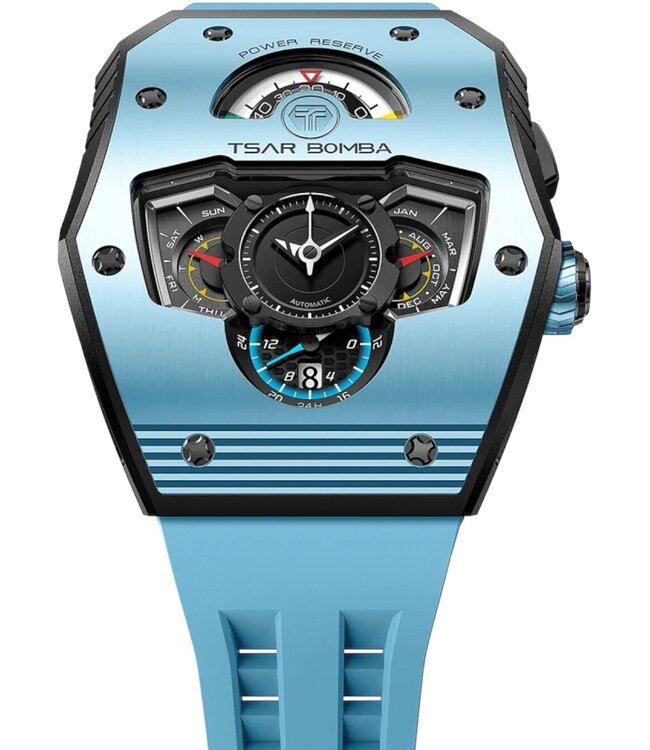 Tsar Bomba TB8229C-02 Herrenuhr Parallax 43 mm