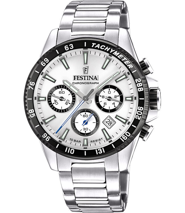 Festina F20560/1 Herrenuhr Timeless Chronograph 45 mm