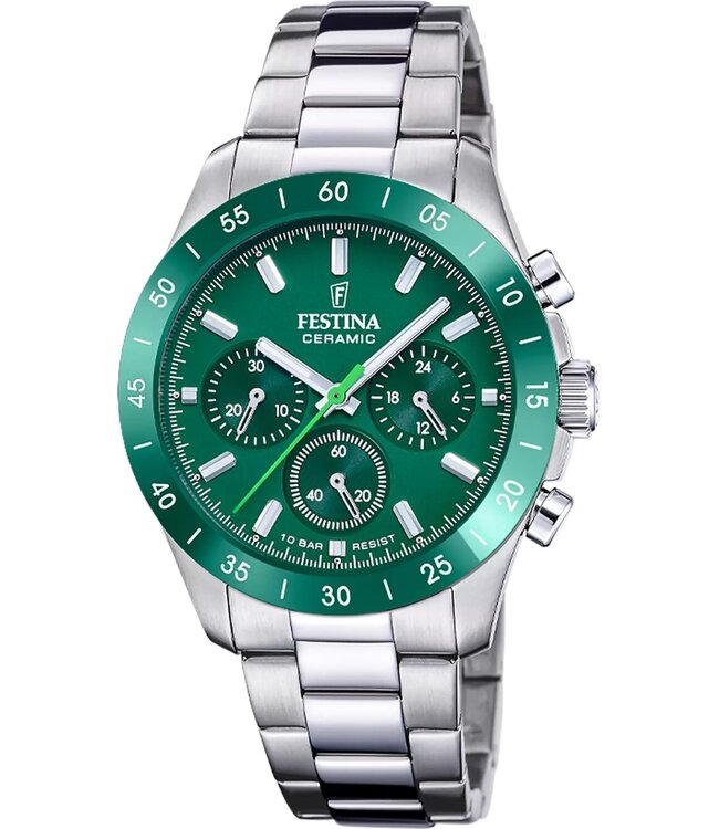 Festina F20693/6 Damenuhr Chronograph 39 mm