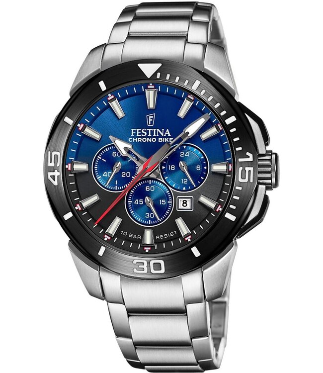 Festina F20641/C Herrenuhr Chrono Chronograph 47 mm