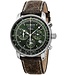 Zeppelin 100 86804 Herrenuhr Chronograph Grün Kalbsleder