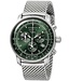Zeppelin 100 8680M4 Herrenuhr Chronograph Grün Edelstahl