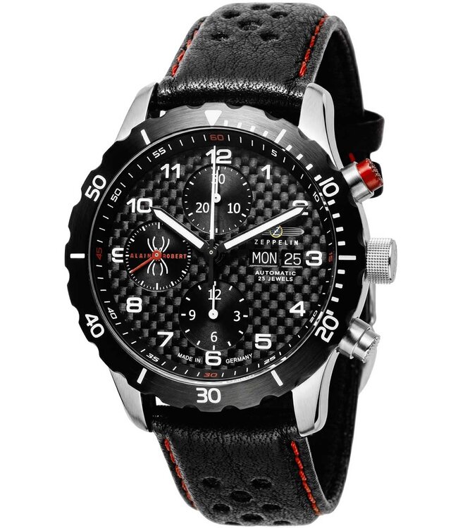 Zeppelin 72162 Herrenuhr Night Chronograph 42 mm