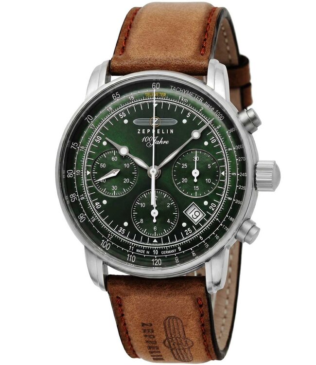 Zeppelin 86184 Herrenuhr 100 Chronograph 43 mm