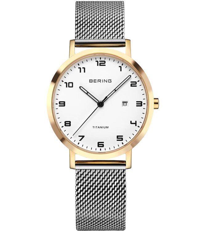 Bering 18634-010 Damenuhr Titanium 34 mm