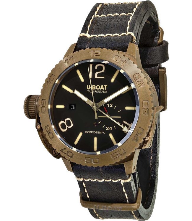 U-Boat 9008 Herrenuhr Doppiotempo 46 mm