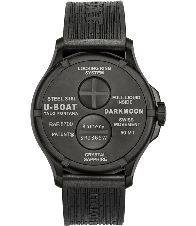 U-Boat 8700/E Herrenuhr Darkmoon 44 mm