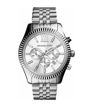 Michael Kors  Lexington MK8405 Herrenuhr Chronograph Silber Edelstahl