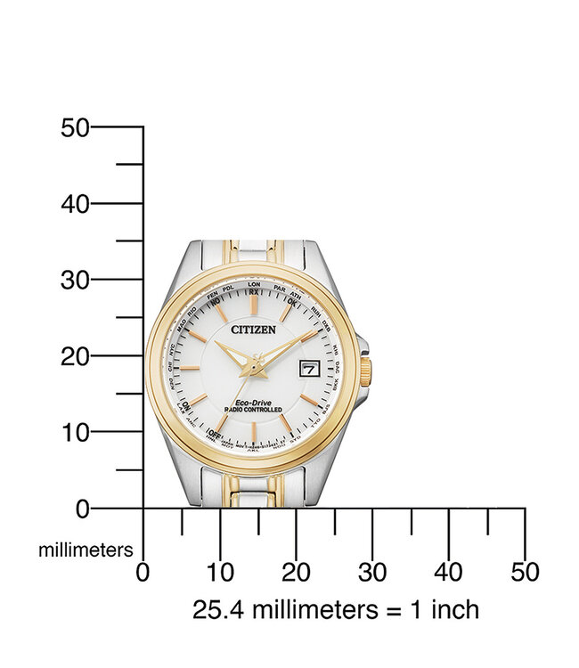 Citizen  EC1186-85A Damenuhr Eco-Drive 29 mm
