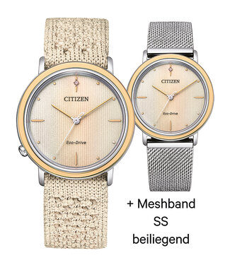 Citizen  EM1006-40A Damenuhr Eco-Drive 34 mm