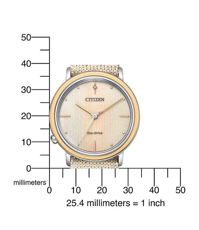 Citizen  EM1006-40A Damenuhr Eco-Drive 34 mm