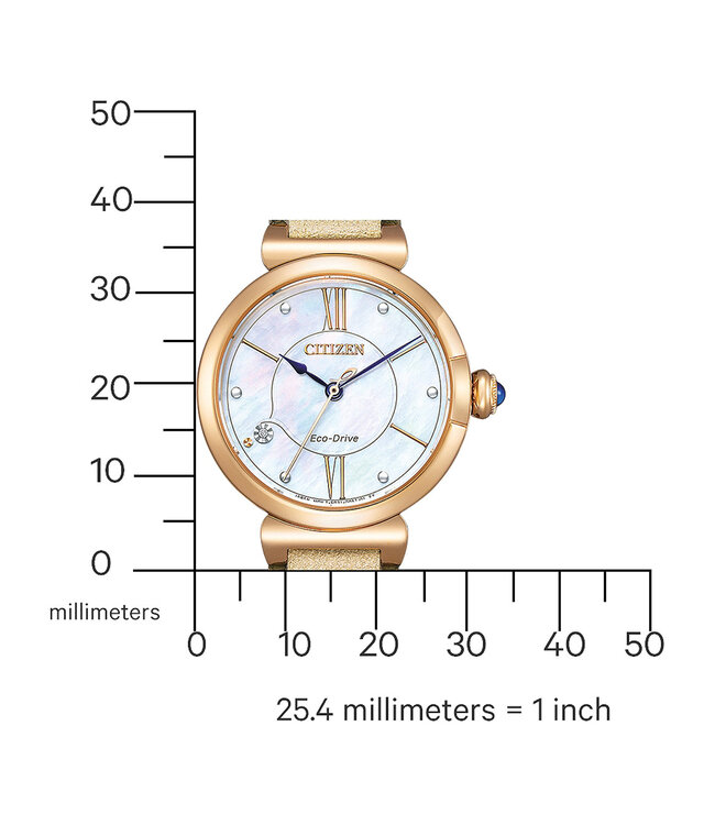 Citizen  EM1073-18D Damenuhr Eco-Drive 30 mm