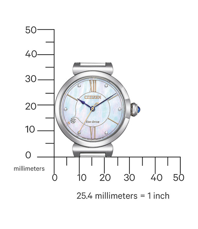 Citizen  EM1070-83D Damenuhr Eco-Drive 30 mm