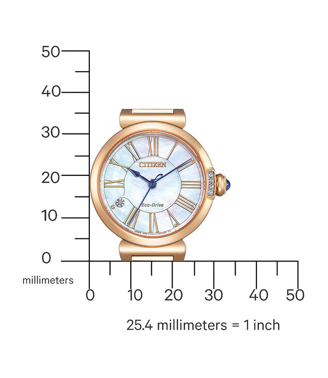 Citizen  EM1063-89D Damenuhr Eco-Drive 30 mm