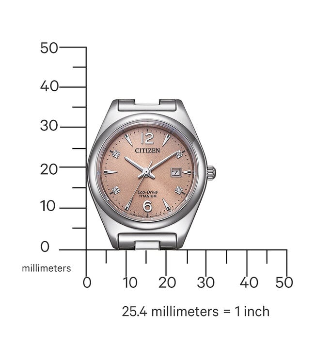 Citizen  EW2601-81Z Damenuhr Eco-Drive 29 mm