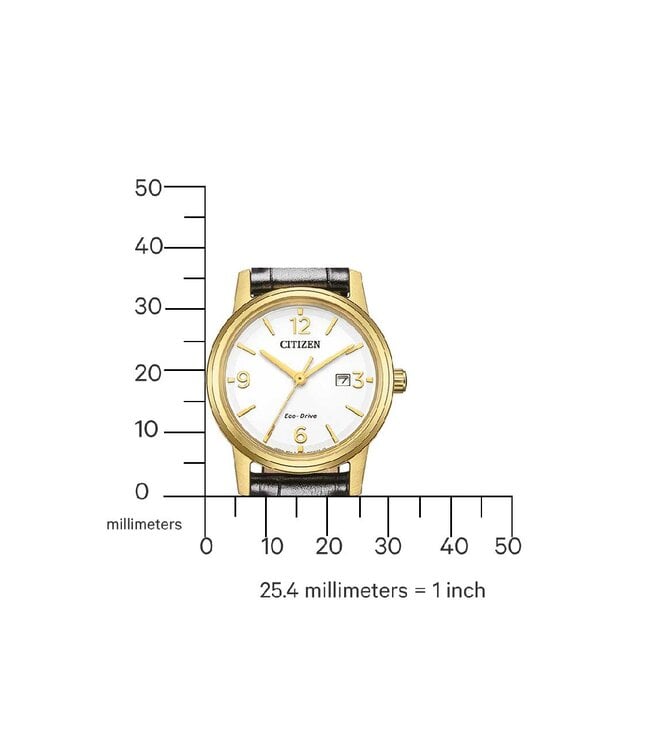 Citizen  EW2722-01A Damenuhr Eco-Drive 30 mm