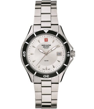 Swiss Alpine Military  7740.1132 Damenuhr Silber Edelstahl