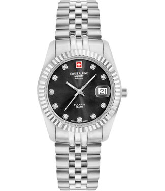 Swiss Alpine Military  7716.1237 Damenuhr Solaris 34 mm