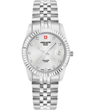 Swiss Alpine Military  Solaris 7716.1232 Damenuhr Silber Edelstahl