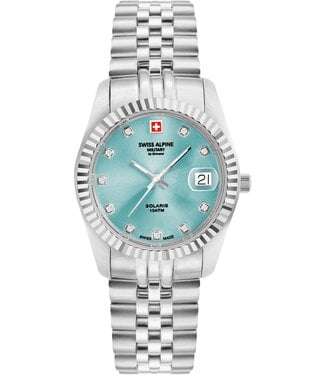 Swiss Alpine Military  7716.1231 Damenuhr Solaris 34 mm