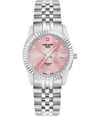 Swiss Alpine Military  7716.1236 Damenuhr Solaris 34 mm
