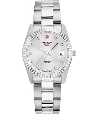 Swiss Alpine Military  7716.1132 Damenuhr Solaris 34 mm
