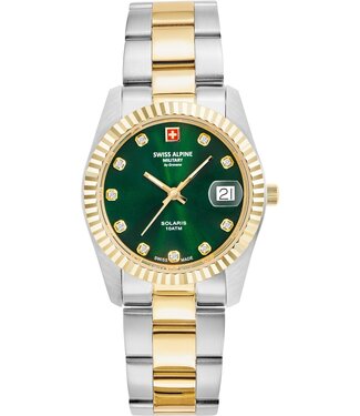 Swiss Alpine Military  7716.1144 Damenuhr Solaris 34 mm
