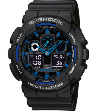 Casio  GA-100-1A2ER Herrenuhr G-Shock Chronograph 51 mm