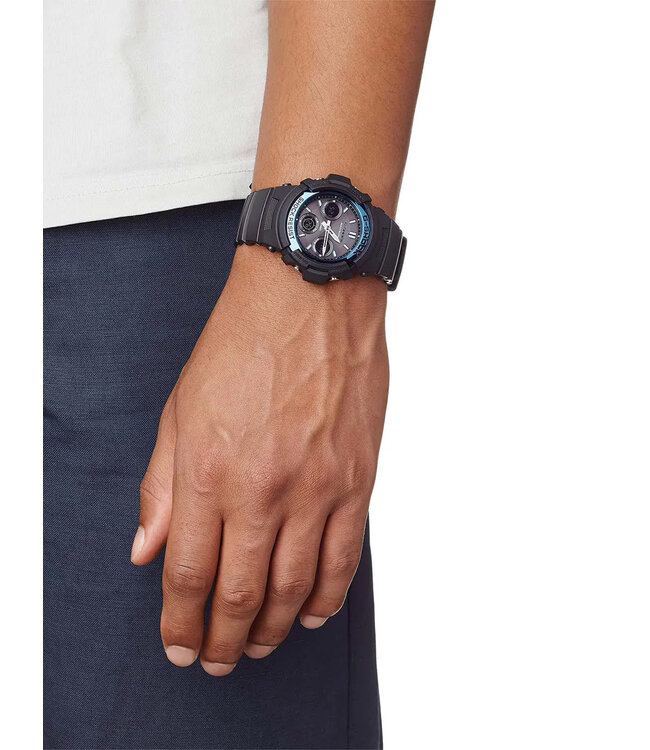 Casio  AWG-M100A-1AER Herrenuhr G-Shock Chronograph 46 mm