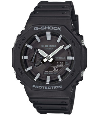 Casio  GA-2100-1AER Herrenuhr G-Shock Chronograph 45 mm