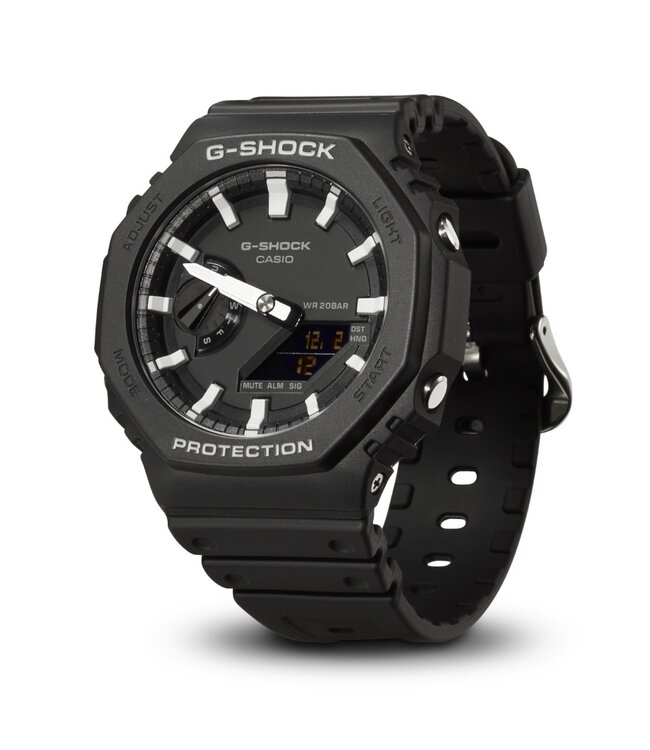 Casio  GA-2100-1AER Herrenuhr G-Shock Chronograph 45 mm