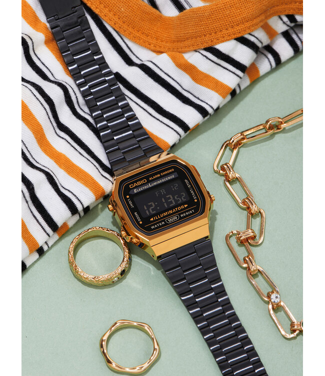 Casio  A168WEGB-1BEF Damenuhr Vintage 36 mm